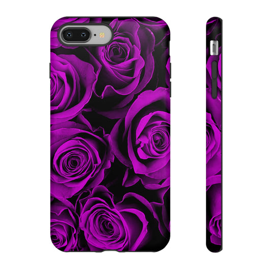 Protective Phone Case – Amethyst Roses
