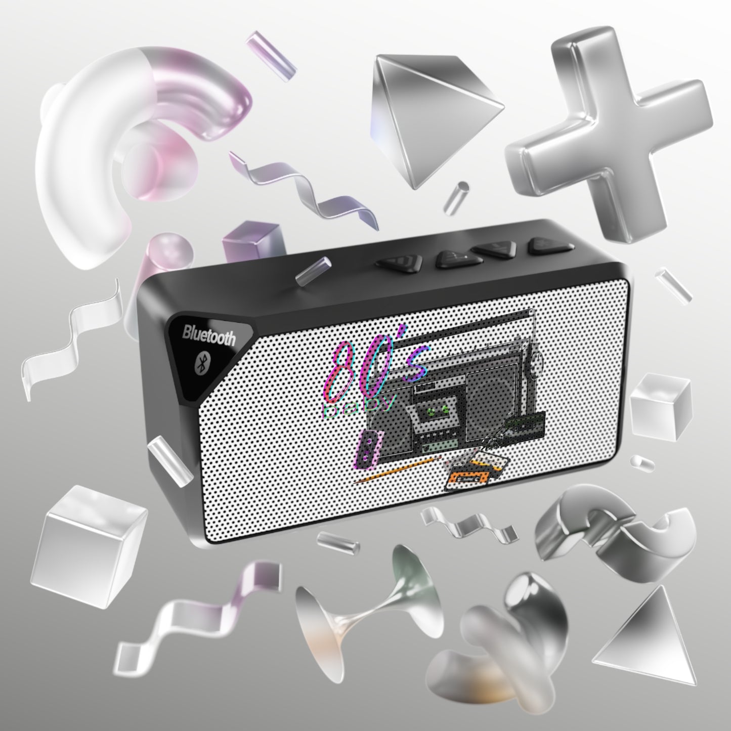 Portable Bluetooth Speaker – 80s Baby