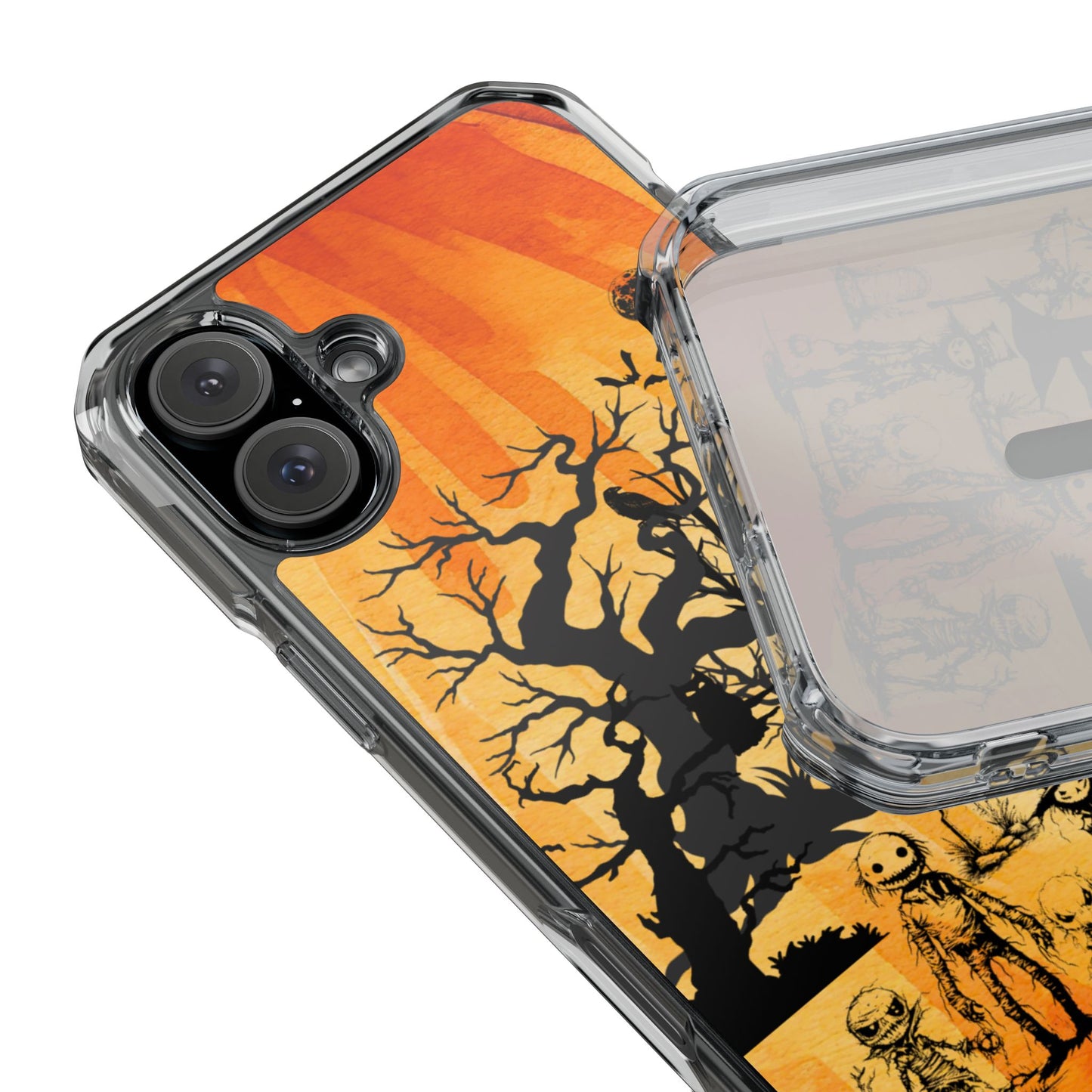 Clear Magnetic Phone Case – Hollow Night