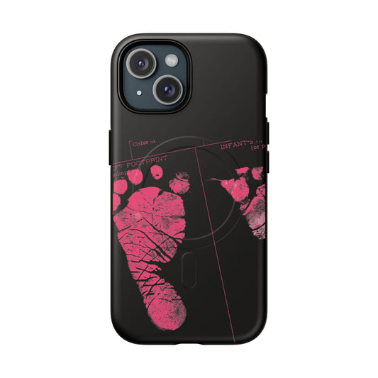 Protective Magnetic Phone Case – Mom’s Little Pink Footprints