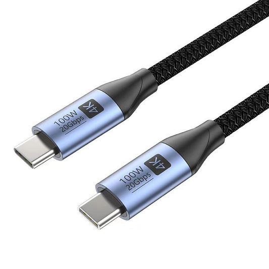 USB-C to USB-C Charging Cable – 100W High-Speed Data Transfer