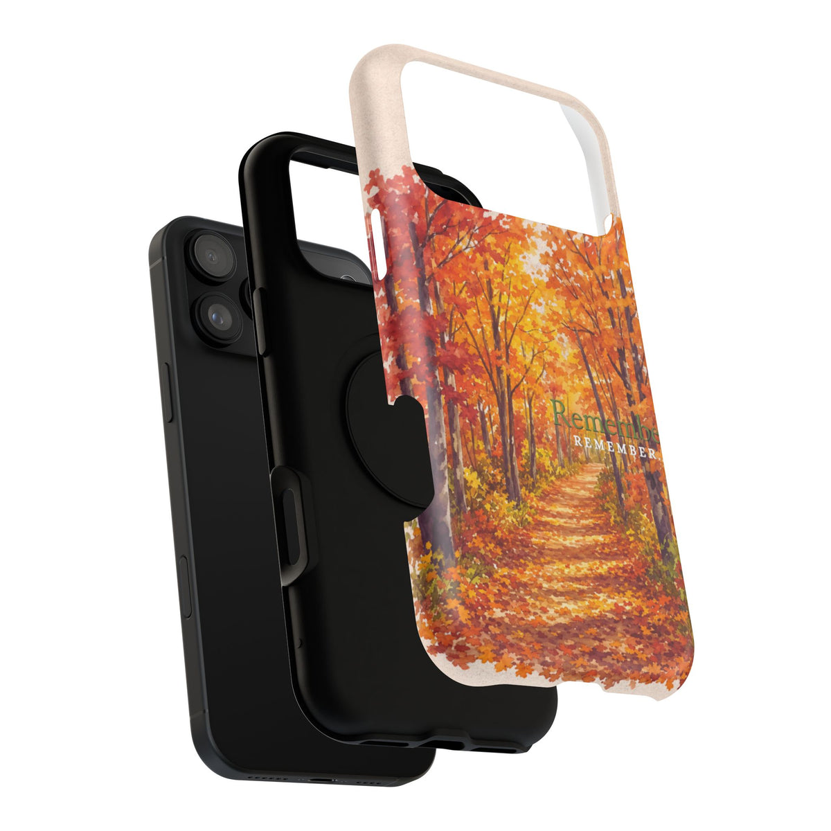 Impact-Resistant Phone Case – Autumn Remembered – Compatible with iPhone 11–17 & Samsung Galaxy S22–S26 Series