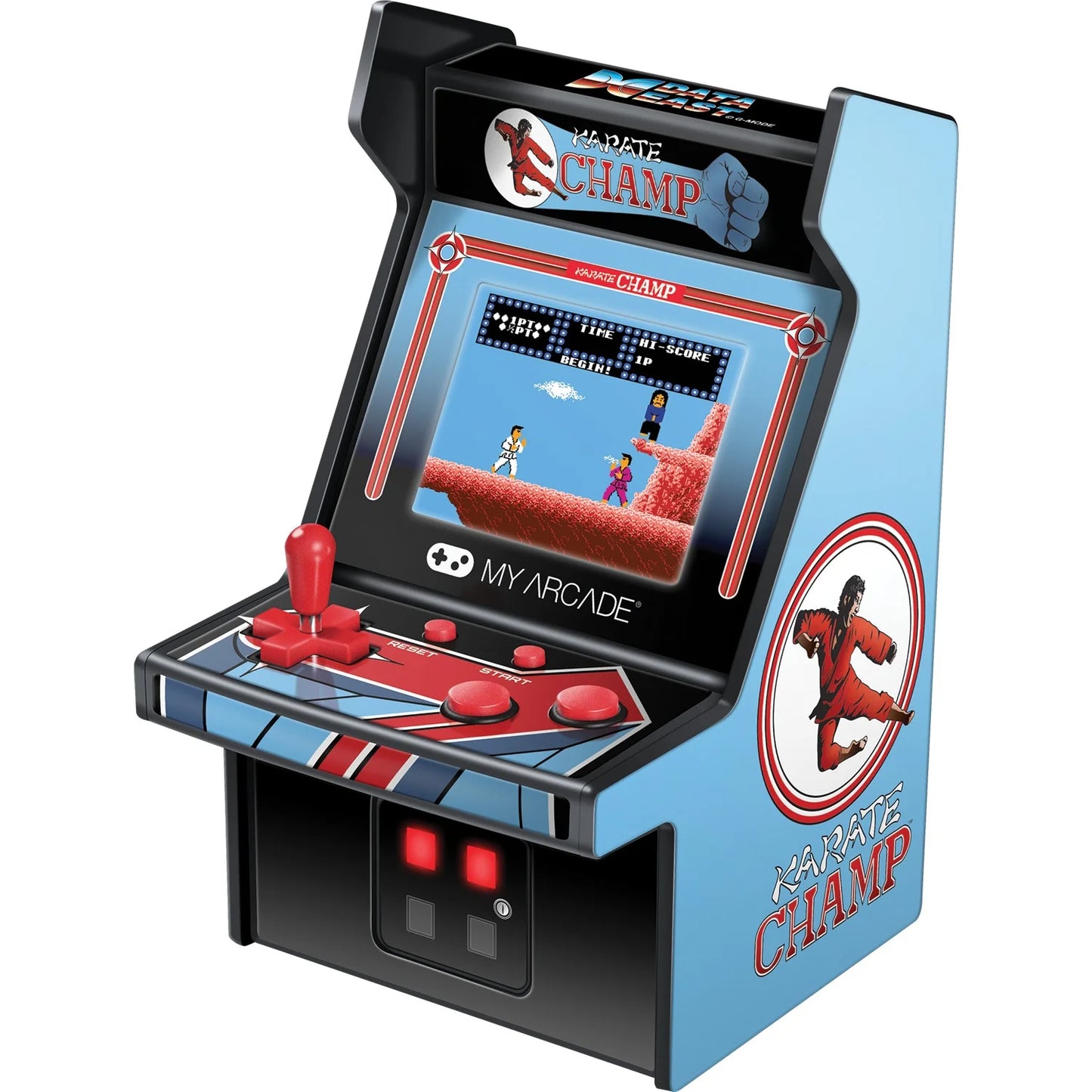 6" Retro Karate Champ Micro Arcade