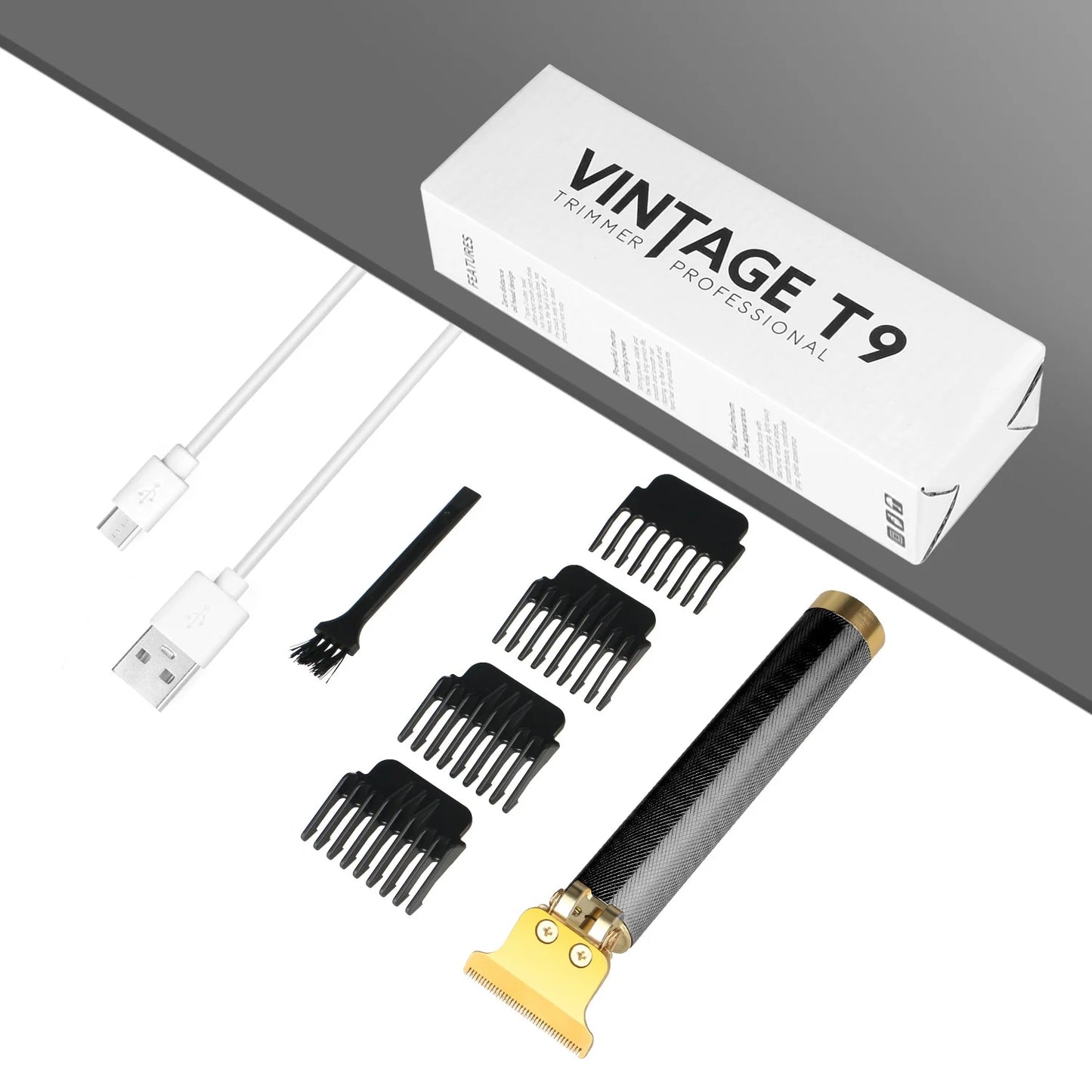 Hair Clippers for Men Cordless Trimmer Haircut Machine Kit, Black