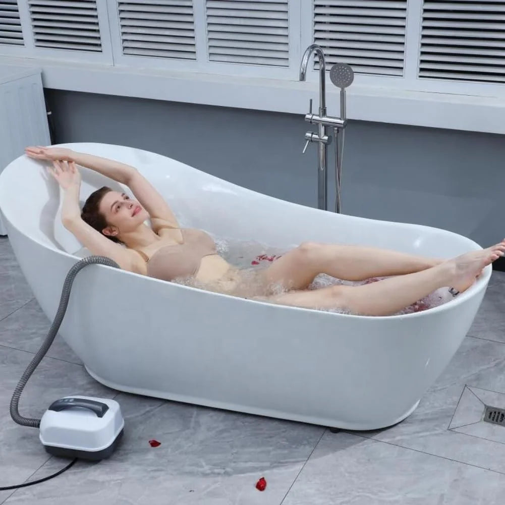 Wave Mat for Tub - Wavemat Portable Spa Bubble Bath Massager W/Air Bubble Jets for Bathtub at Home - Melt Away Muscle Tension and Stiffness, Promoting Deep Relaxation & Enhanced Sleep Quality