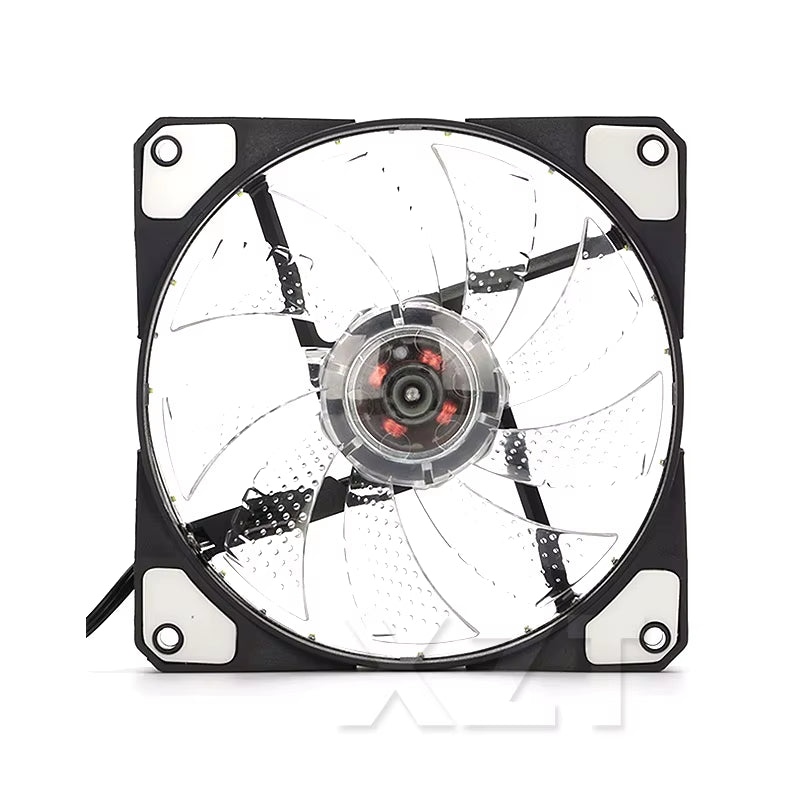 Newest Hot Colorful LED 120Mm LED Ultra Silent Computer PC Case Fan 15 Leds 12V with Rubber Quiet Molex Connector Cooling Fan