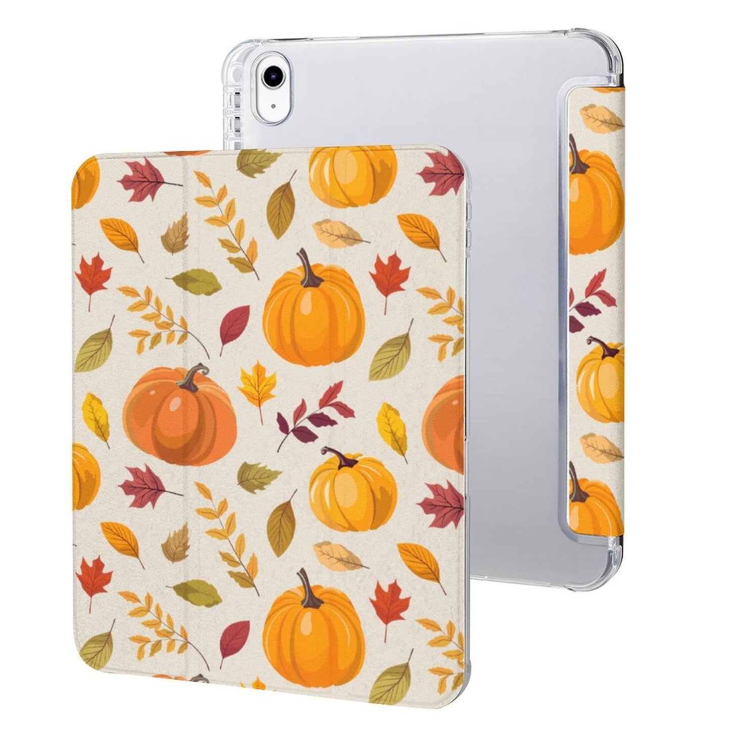 Tablet Case with Pencil Holder – Falling for Pumpkin