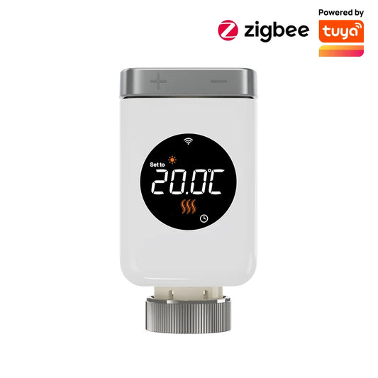 Tuya Smart Thermostat Radiator Actuator TRV Wifi Thermostatic Valve Heating Smart Valvetemperature Controller Alexa Google Home
