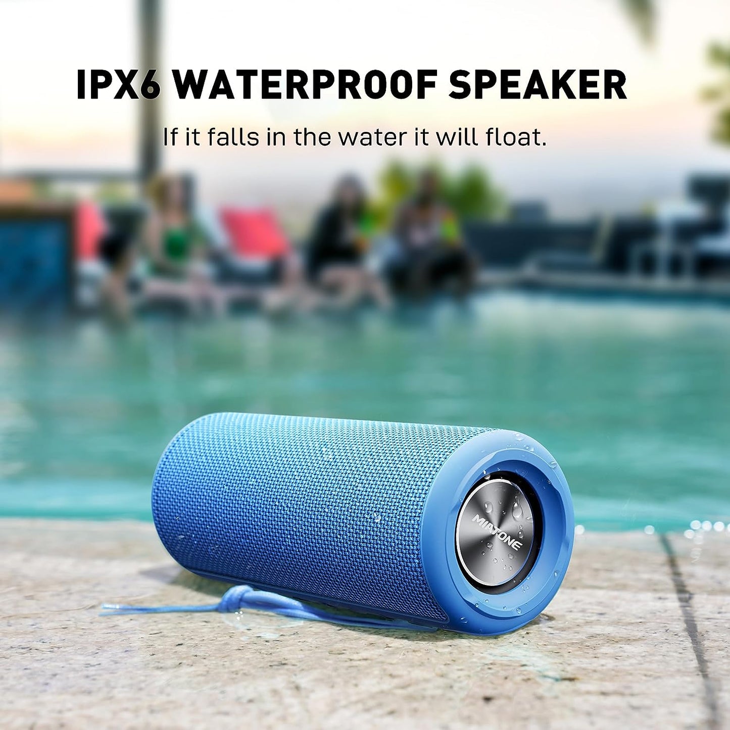 Outdoor Waterproof Portable Bluetooth Boombox