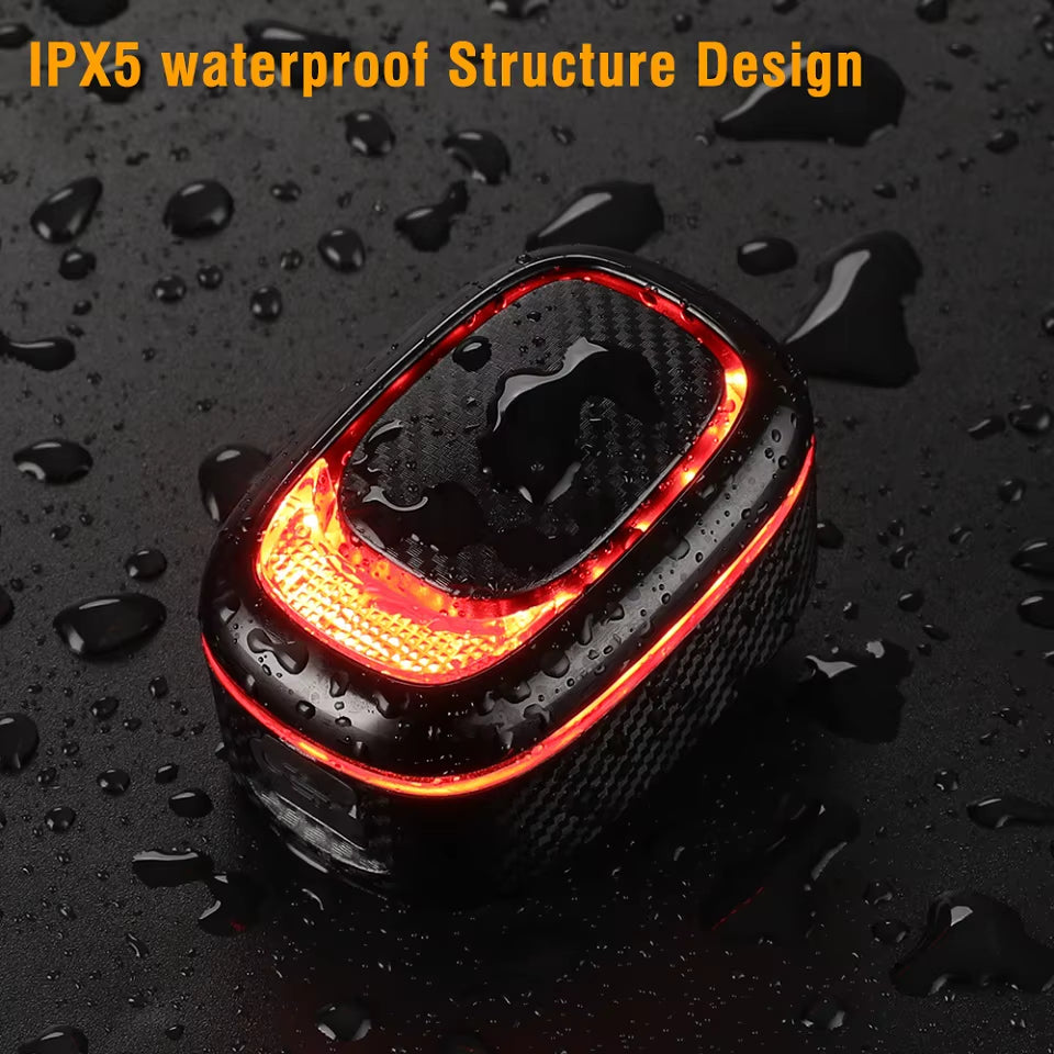 Anti-Theft Bike Alarm: Brake Light, Remote, Waterproof