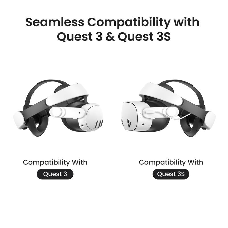 Kiwi Design H4 Boost Comfort Battery Head Strap Accessories for Meta/Oculus Quest 3/Quest 3S