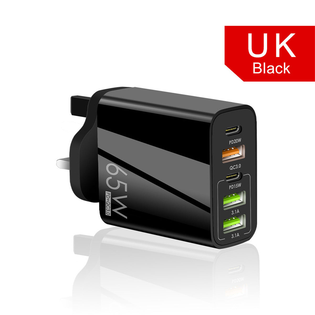 USB Wall Charger – 65W Fast Charging