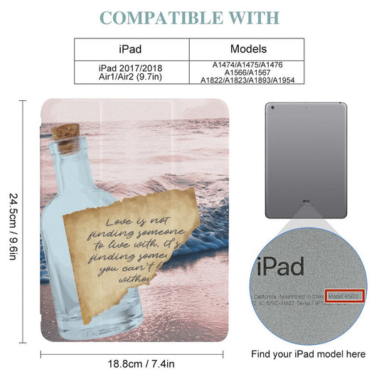 Tablet Case with Pencil Holder – Written in the Tide
