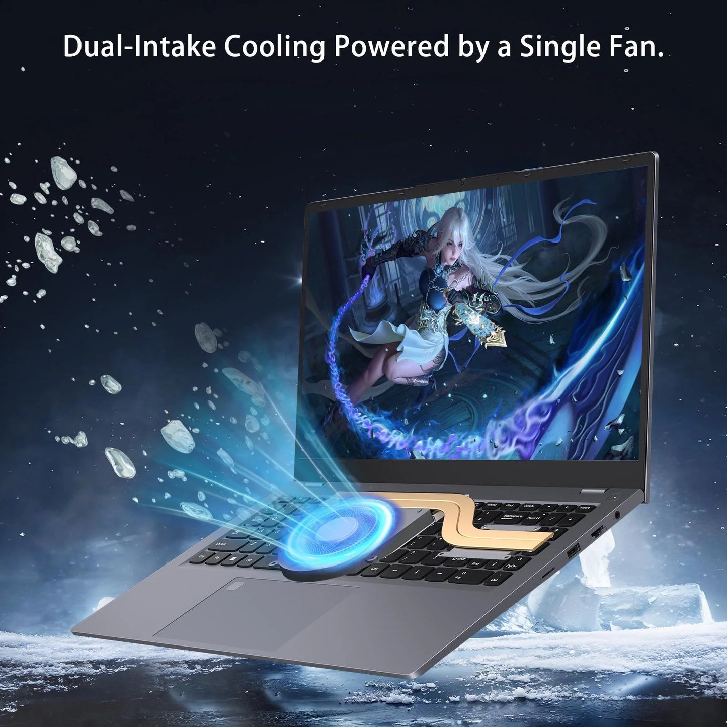 15.6" Windows 11 Laptop, Dual 16GB DDR4 512GB SSD, Intel Core I5 1240P, 12 Core up 4.4Ghz, Office 2024 Fingerprint Backlit KB Wifi 6 BT5.2, Laptop Computer for Business, Student, Light Gaming