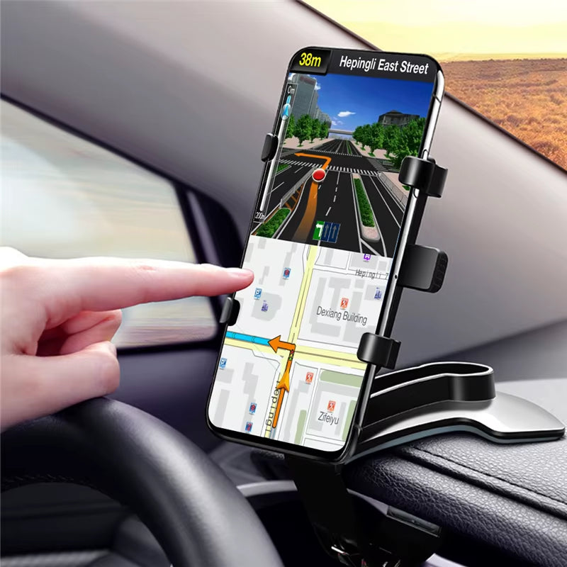 3-in-1 Car Phone Holder: Dashboard, Mirror, Vent