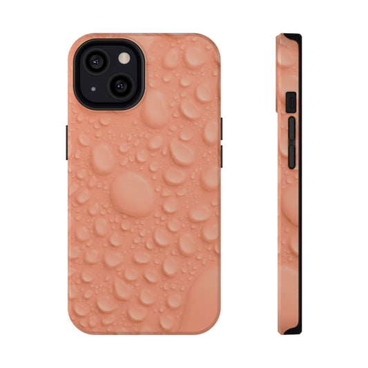 Impact-Resistant Phone Case – Apricot Rain