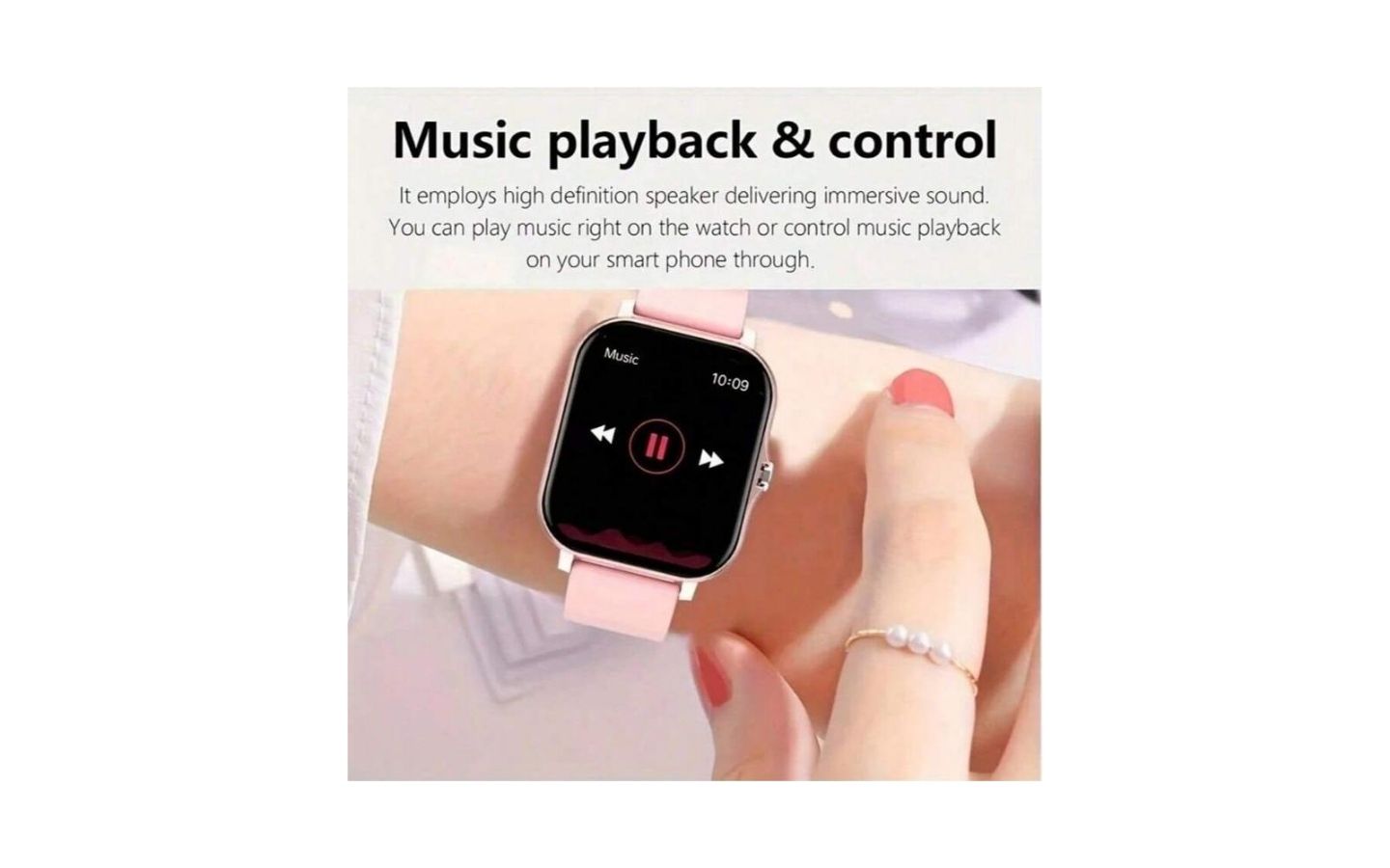 1.83" HD Smartwatch: SIMSONLAB BT Calling, Fitness & Weather, iOS/Android