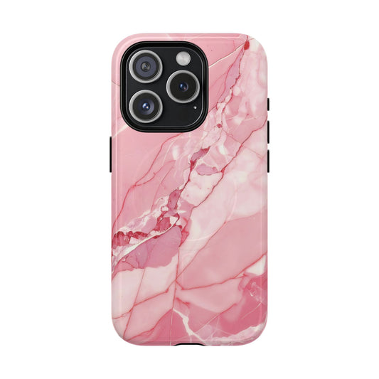 Protective Magnetic Phone Case – Pink Agate