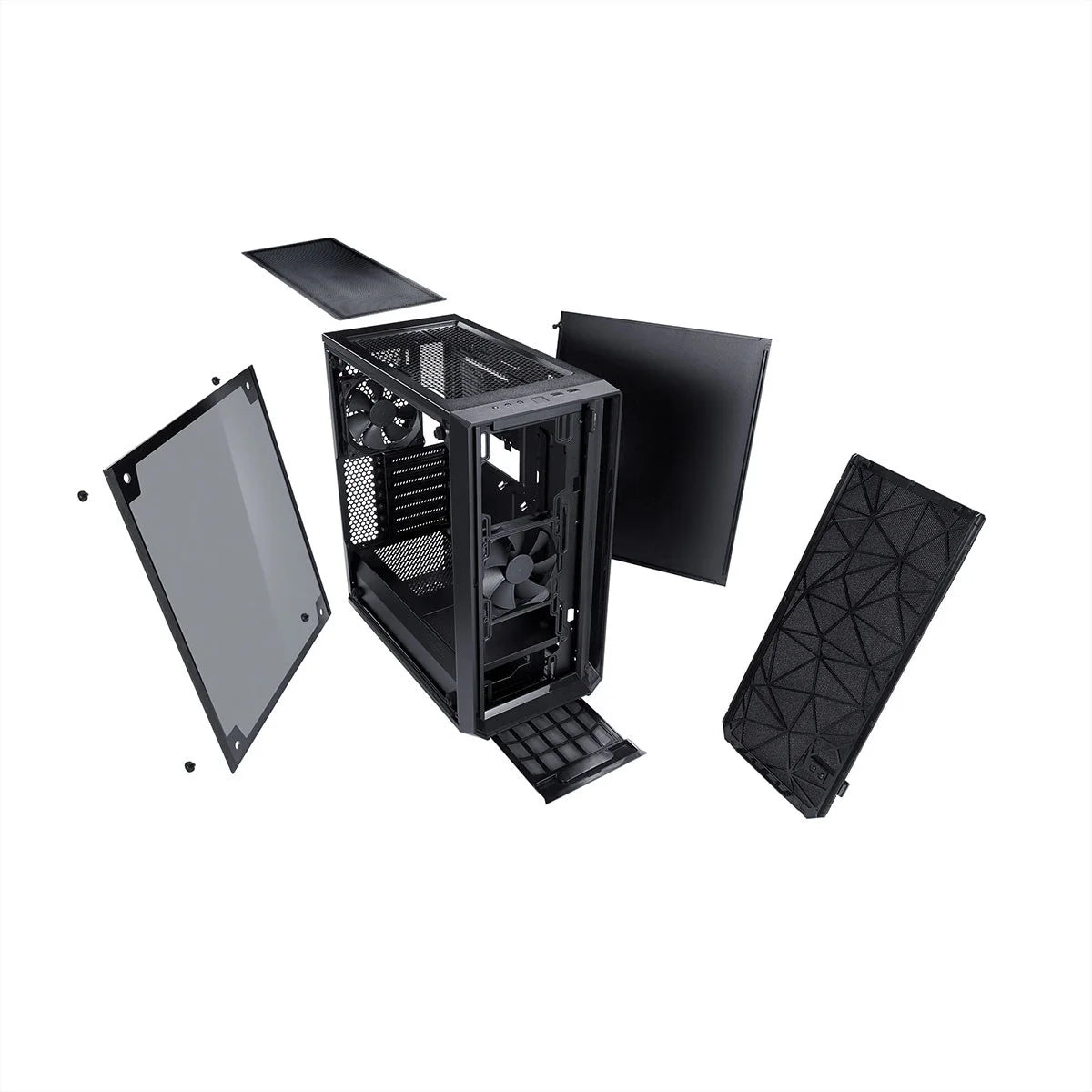 Meshify C Steel ATX Mid-Tower Computer Case, Black