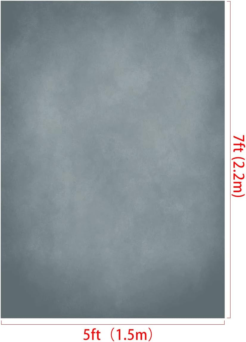 5X7Ft Abstract Blue Grey Backdrop Portrait Backdrops for Vintage Photography