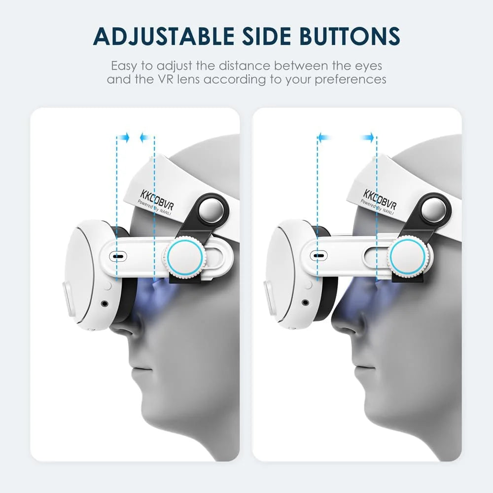 Q3 Halo Strap Compatible with Meta Quest 3 Enhanced Comfort, Replacement Elite Head Strap for Oculus 3 by Adjusting the Side Knobs
