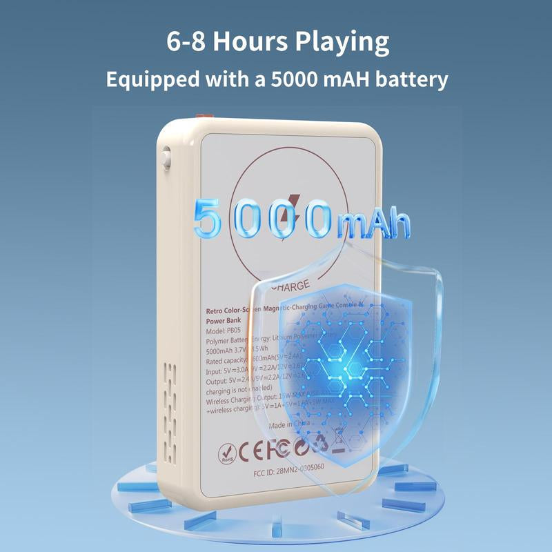 YLW Mini Handheld Game Player, Portable Retro Video Console, 2.4 Inch Color Screen Games Consoles, Handheld Games Consoles