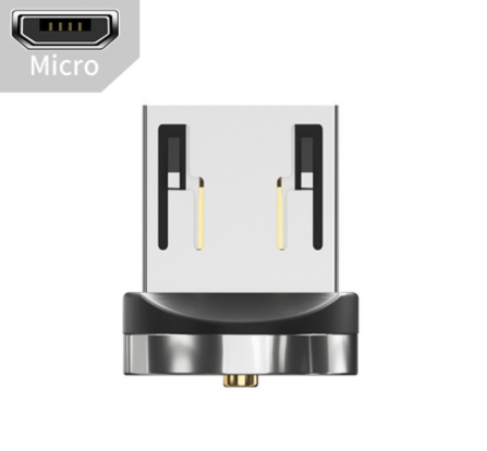 Cable de carga USB magnético giratorio de 360° - Cargador compatible con varios dispositivos