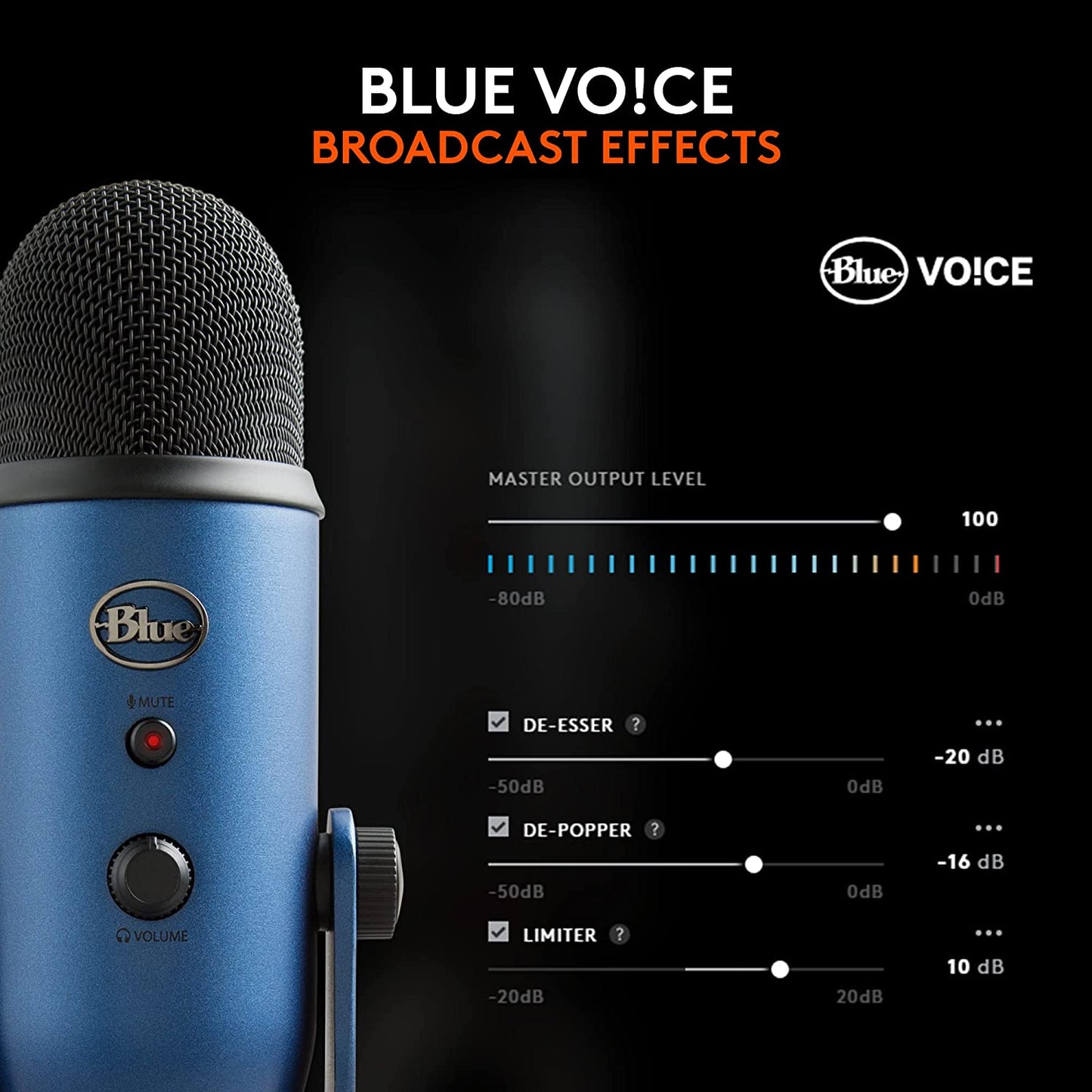 Logitech Yeti USB Microphone: Studio Sound for Gaming, Streaming & More