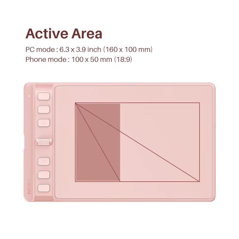 Inspiroy 2 S H641P Graphics Tablets 6.3X3.9 Inch Digital Drawing Pen Tablet 6 Express Keys Support Android Mac Windows