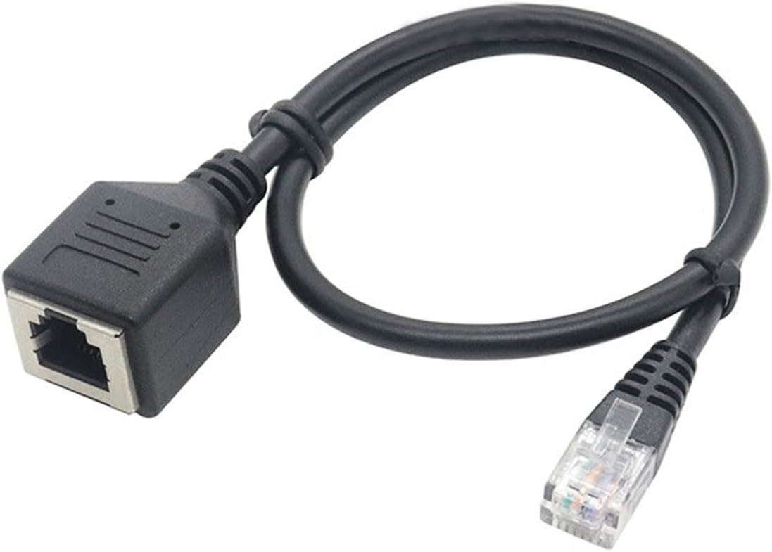 RJ45 Extension Cable, 1PCS Cat6 Ethernet Male to Female Extension Network Connector Cable (1Ft)