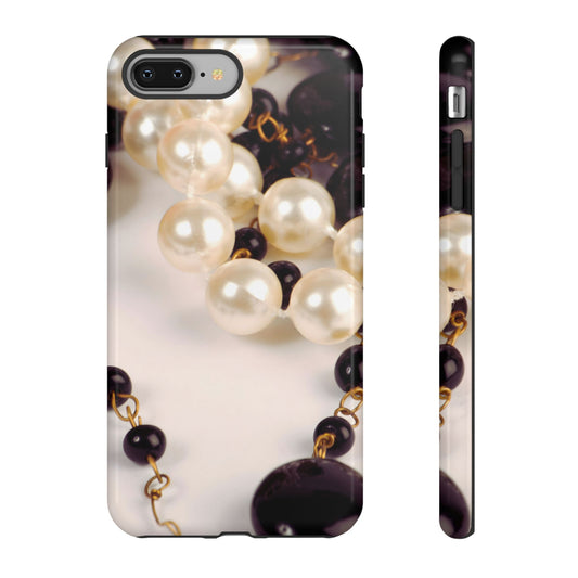 Protective Phone Case – Noir Pearl