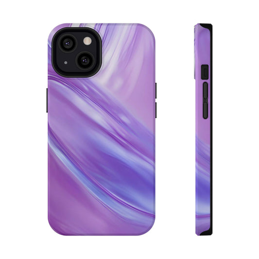 Impact-Resistant Phone Case – Lavender Wave