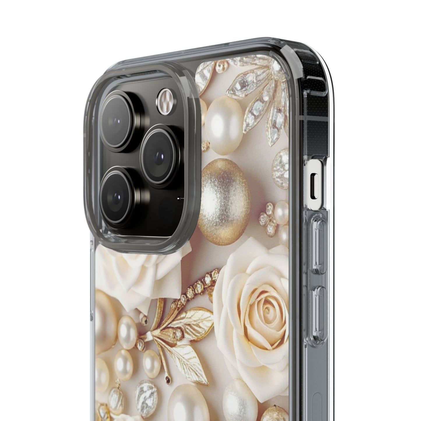 Clear Phone Case – Ivory Opulence