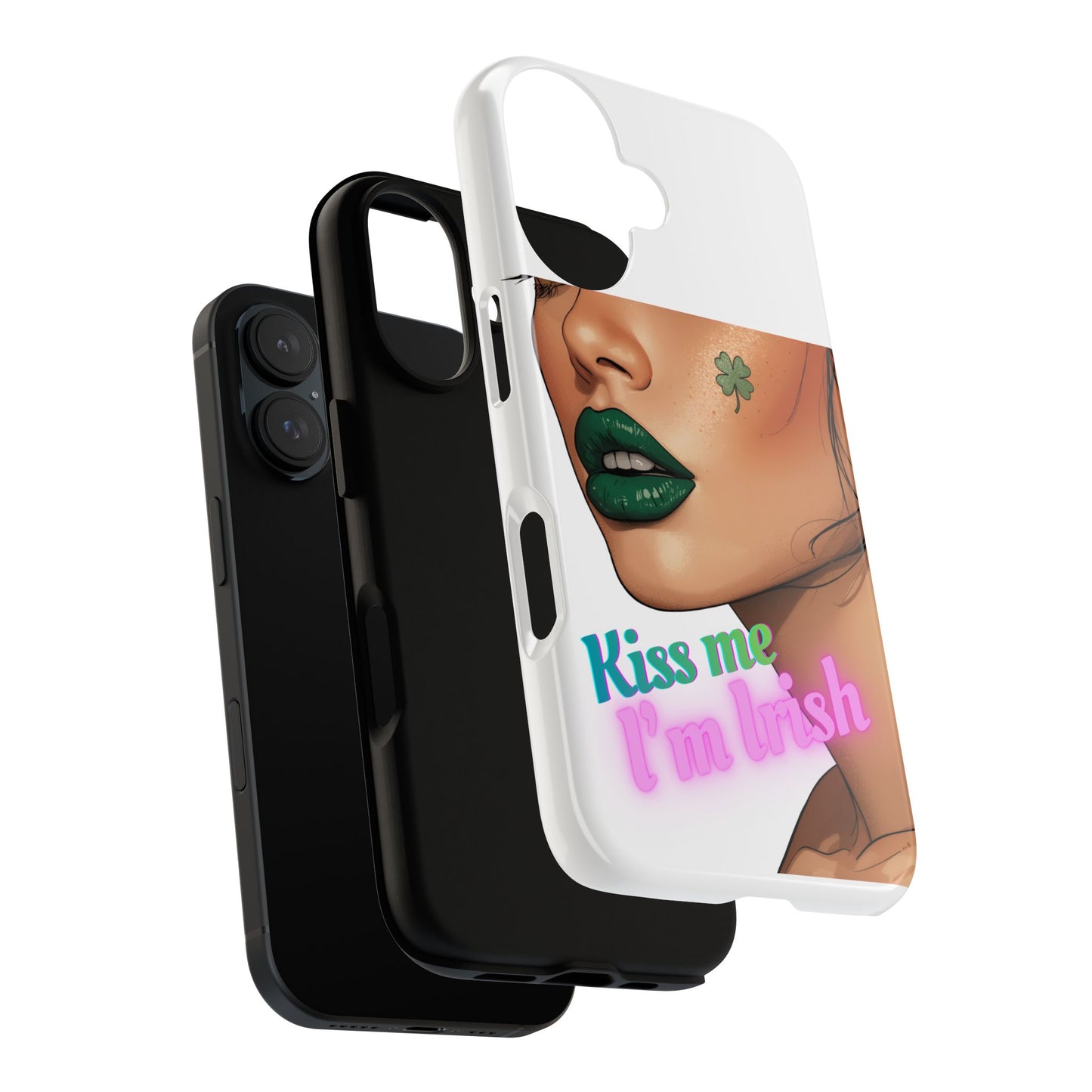 Phone Case – “Kiss Me I’m Irish” St. Patrick’s Day Print