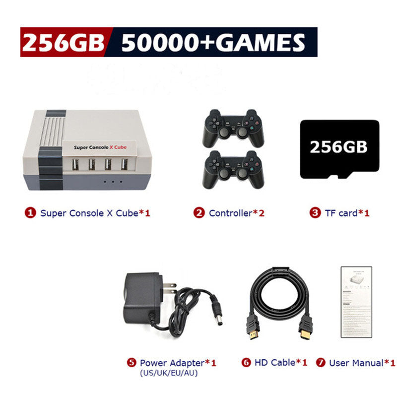 Retro Console Super Console Classic Red and White Machine