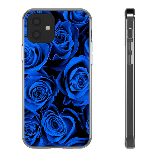 Clear Phone Case – Midnight Bloom