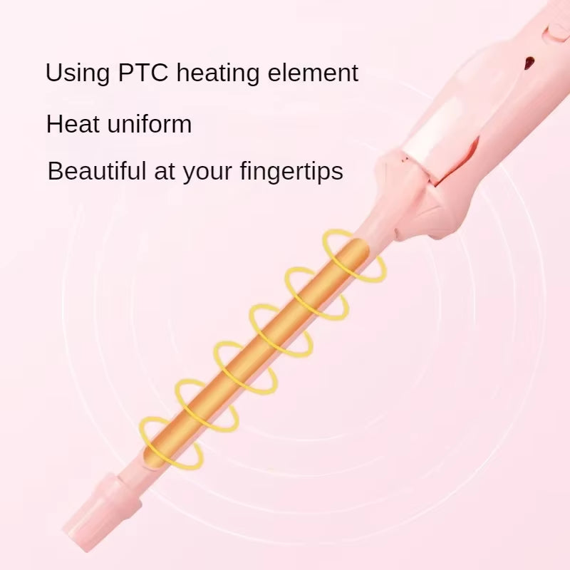 Mini Hair Curling Iron 9Mm Curler Wand Professional Curly Tongs Ceramic Electric Salon Styling Tool Small Crimping Iron Curler
