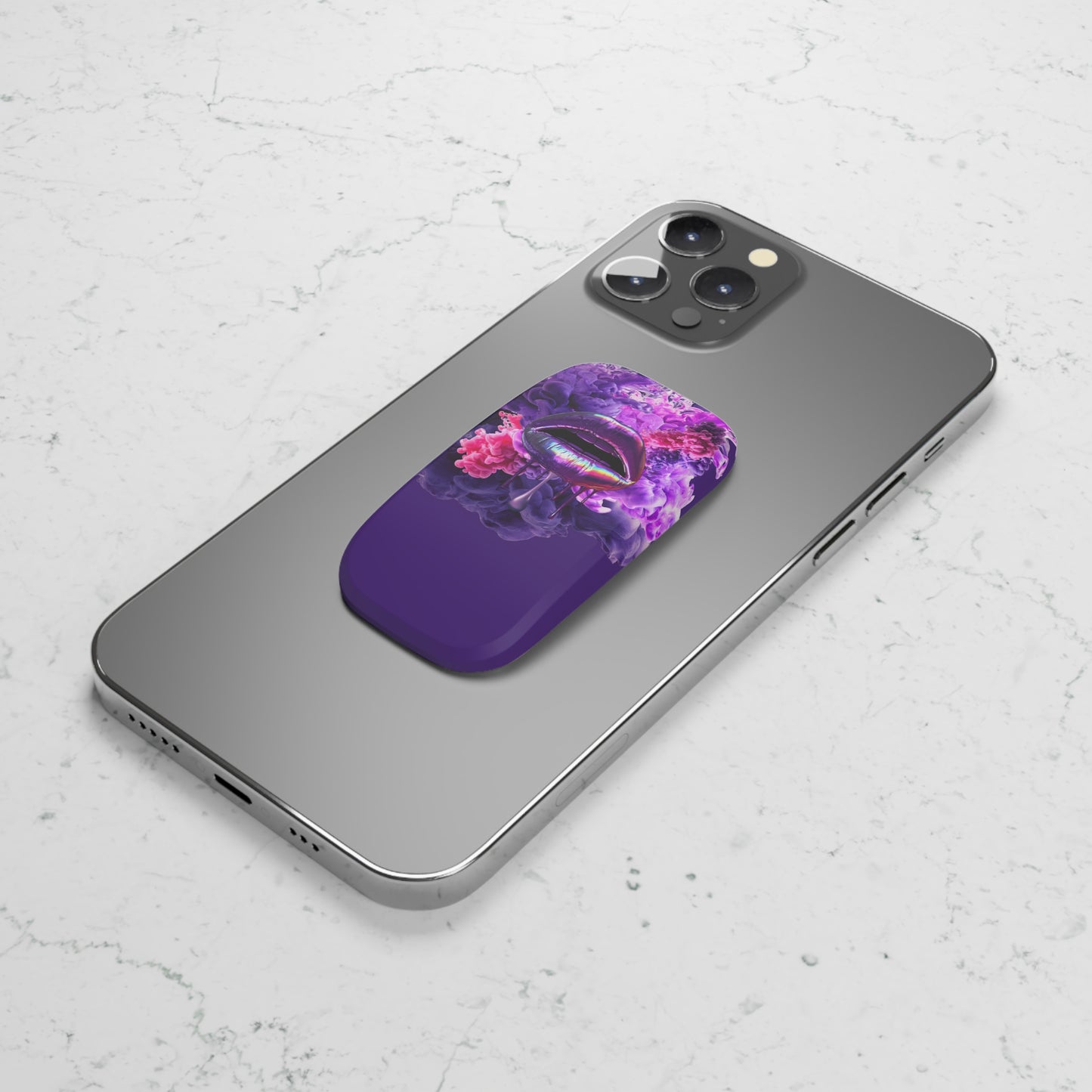 Phone Grip – Purple Haze Lips