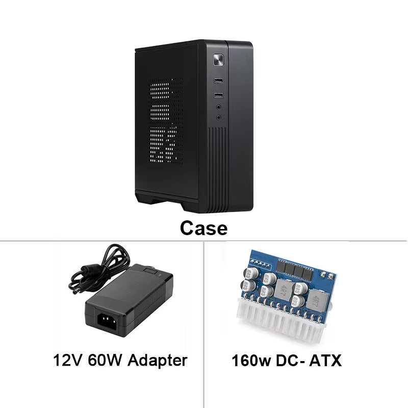 New Style ITX C04 Computer Case MX02 Mini Desktop Case Industrial Control HTPC Case Cooling Design