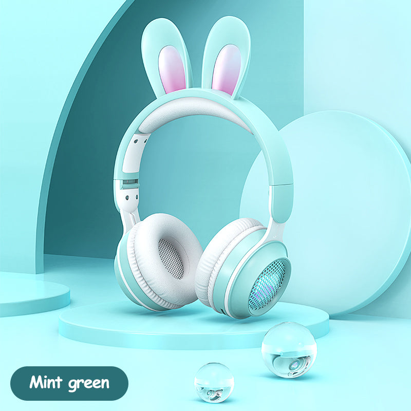 Bunny Ear Wireless Headphones – Bluetooth Over‑Ear Stereo