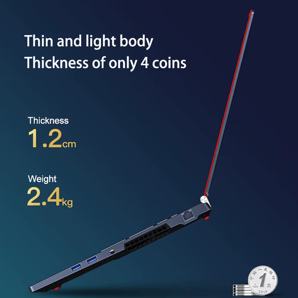 S6 Laptop Gamer Intel Core I9-13900Hk RTX4050 6G 16.1 Inch 4800Mah Gaming Laptop Fingerprint DDR5 144 Hz Lightweight Laptops