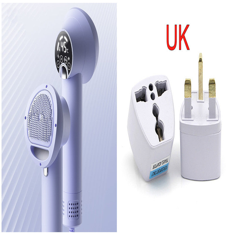 Smart Pet Hair Dryer - Silent Grooming Blow Dryer with Comb for Dogs & Cats (Safe & Gentle)