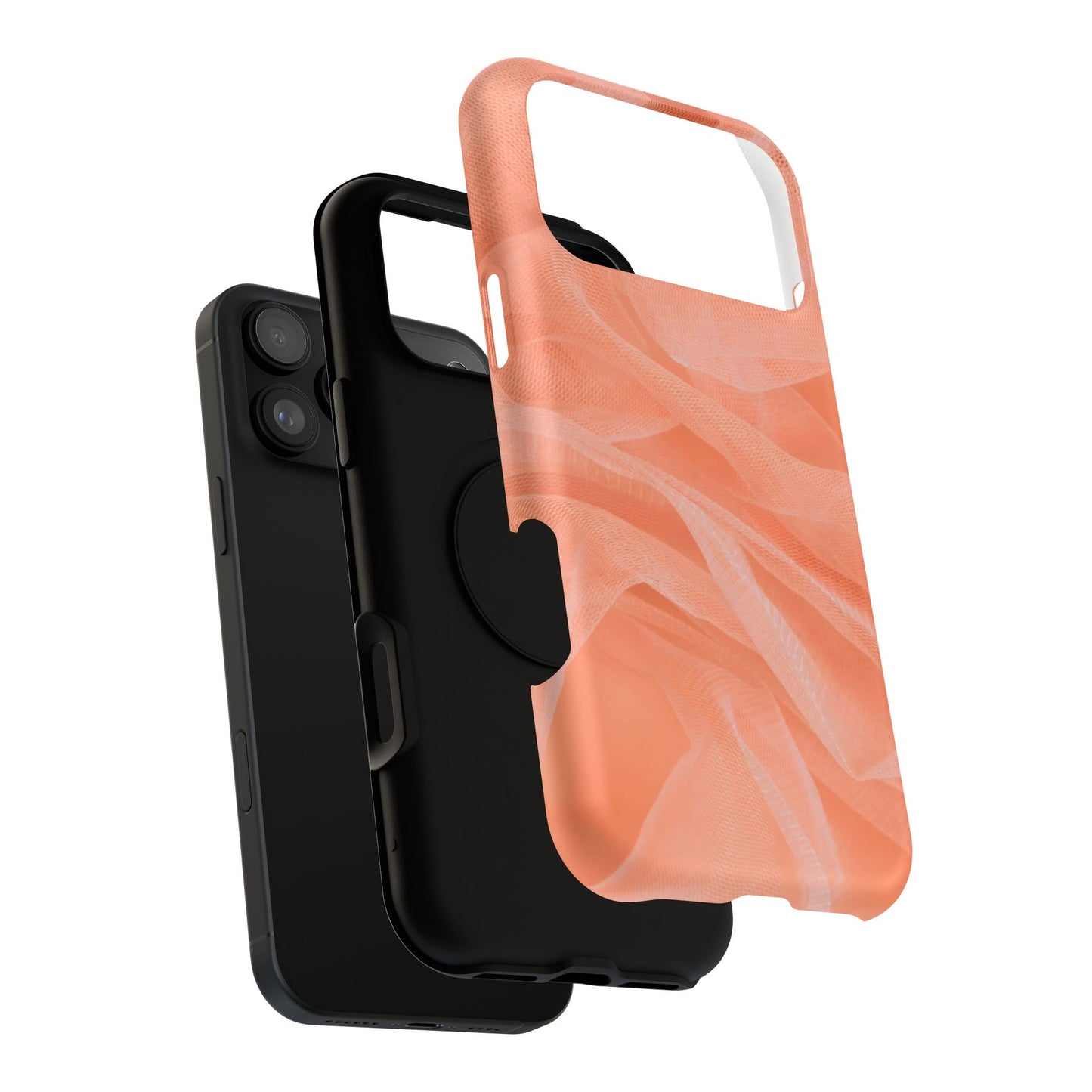 Impact-Resistant Phone Case – Coral Veil