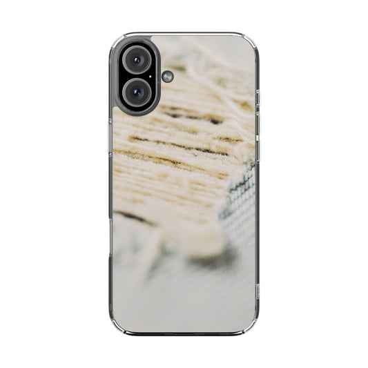 Clear Magnetic Phone Case – Woven Warmth