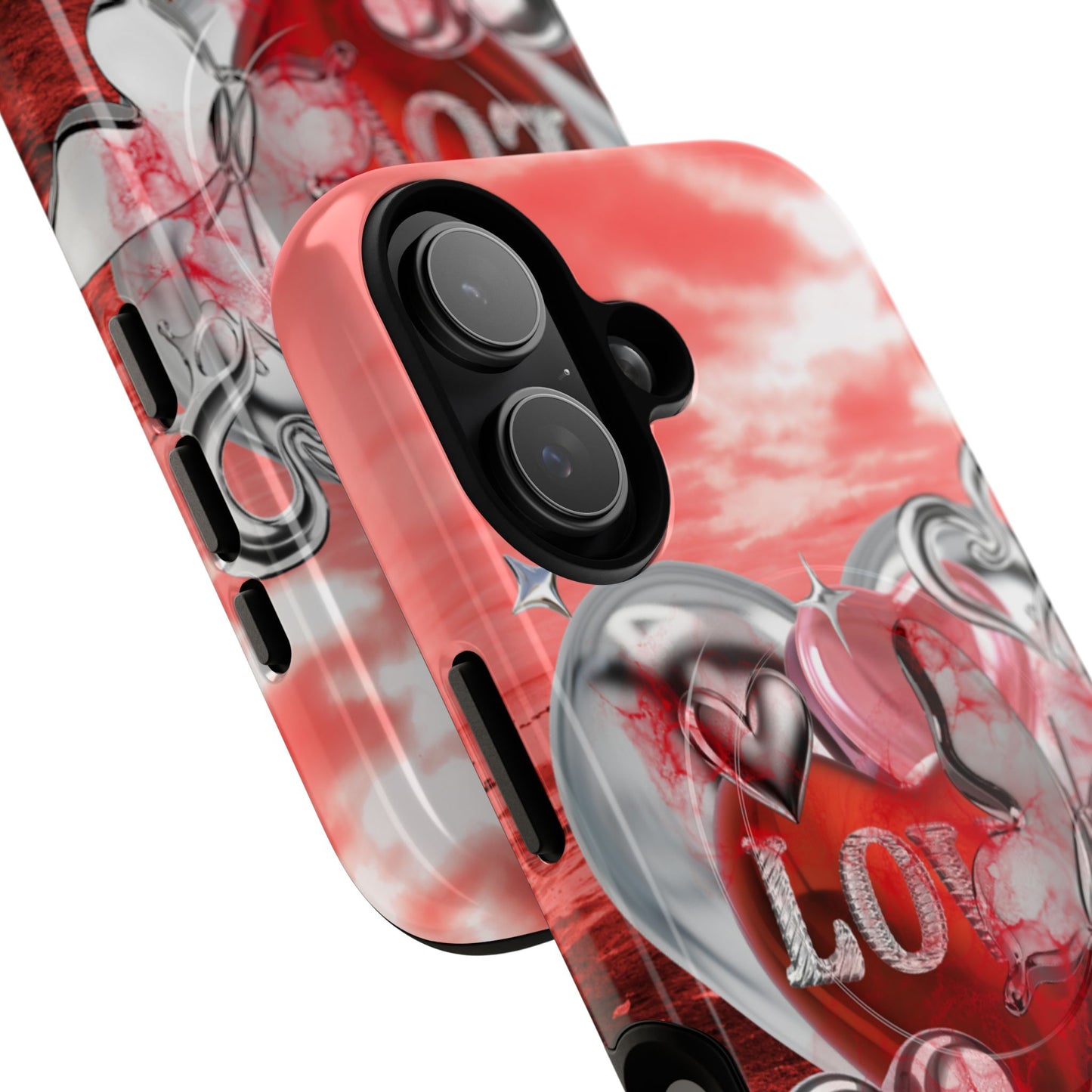 Protective Magnetic Phone Case – Chrome Love