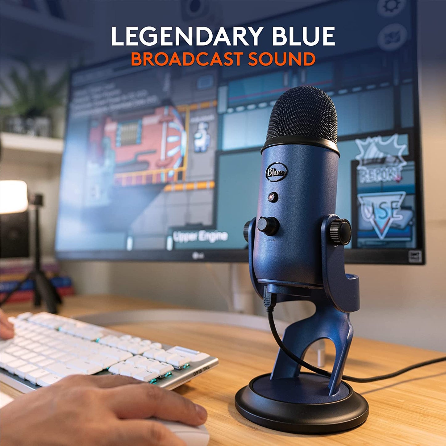 Logitech Yeti USB Microphone: Studio Sound for Gaming, Streaming & More