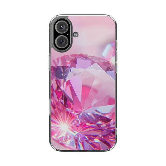 Clear Magnetic Phone Case – Pink Ice