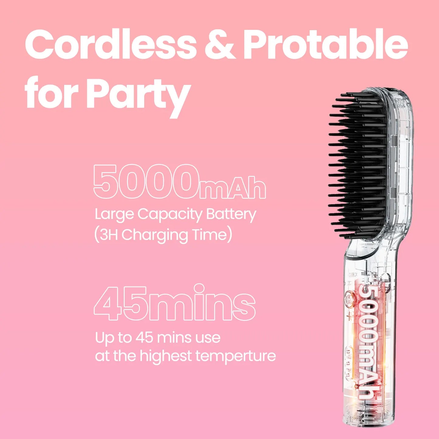 Hair Dryer Brush Negative Lon 3 in 1 Hot Air Dryer Styler and Volumizer Pro Hair Straightener Curler Blow Dryer Brush