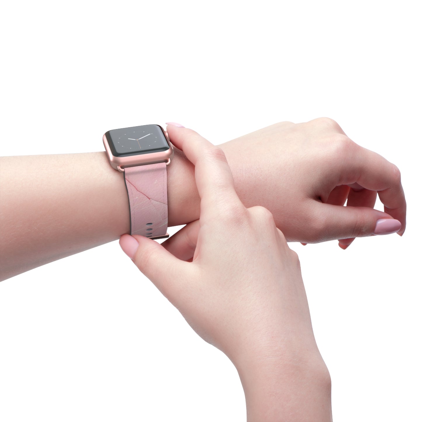 Watch Band – Pink Agate