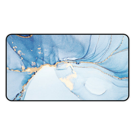 Neoprene Desk Mat – Blue Agate